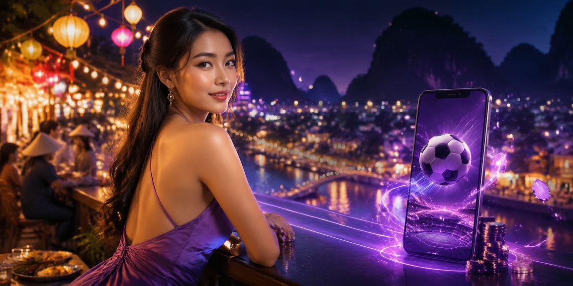 Khách tham gia cá cược bóng đá tại khu chợ đêm Ninh Bình
